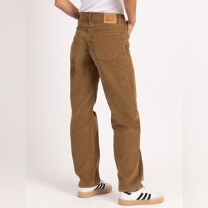 Levi's Men's Corduroy Trousers in Caramel Brown size 31 ribcage straight